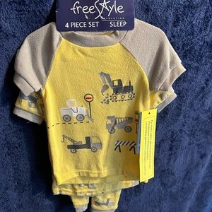 Boys 4-Piece Pajama Set